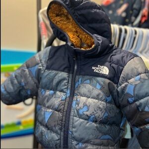 3-6 months reversible The North Face jacket coat